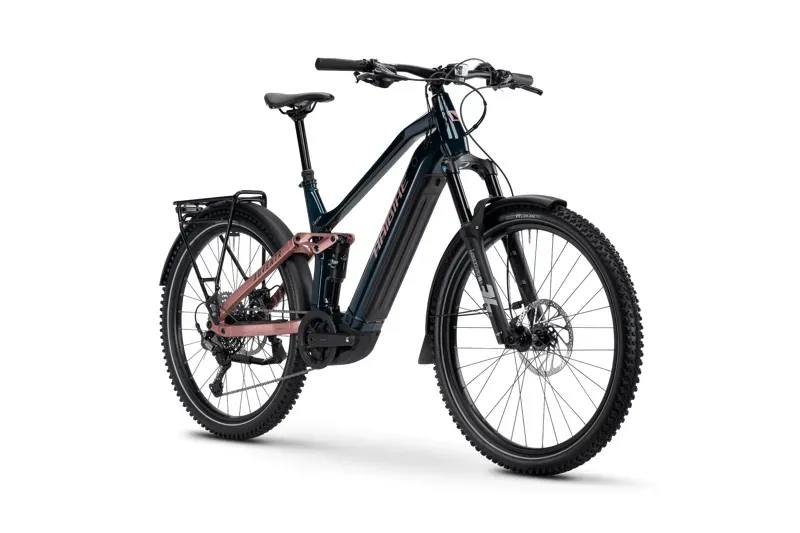 Haibike Adventr 8.5 Electric Trekking Bike in Green / Copper-1