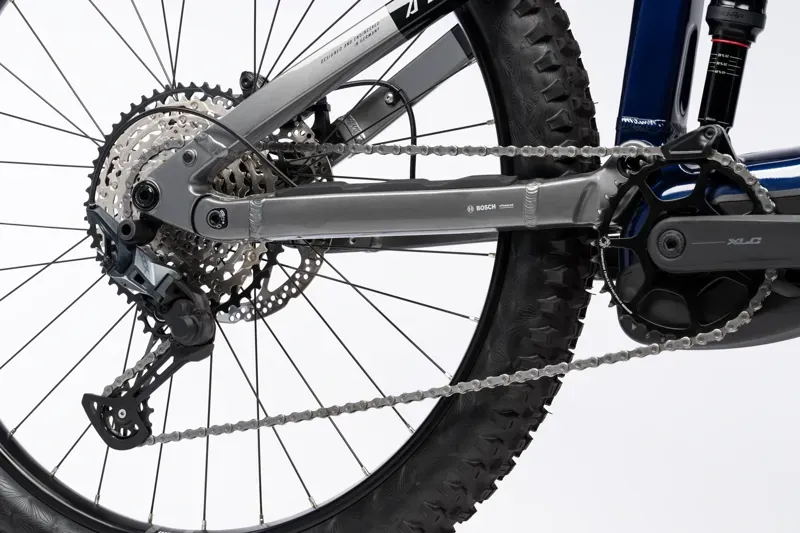 Haibike Allmtn 6 Electric Mountain Bike in Ocean Black/Grey Glossy-3