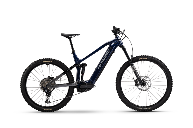 Haibike Allmtn 6 Electric Mountain Bike in Ocean Black/Grey Glossy