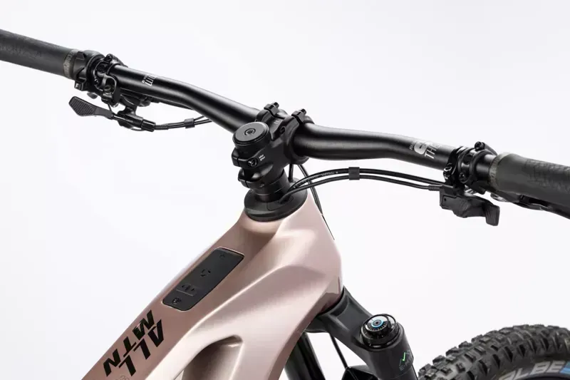 Haibike Allmtn CF 11 TRN/IQ Electric Mountain Bike in Rock/Carbon-1