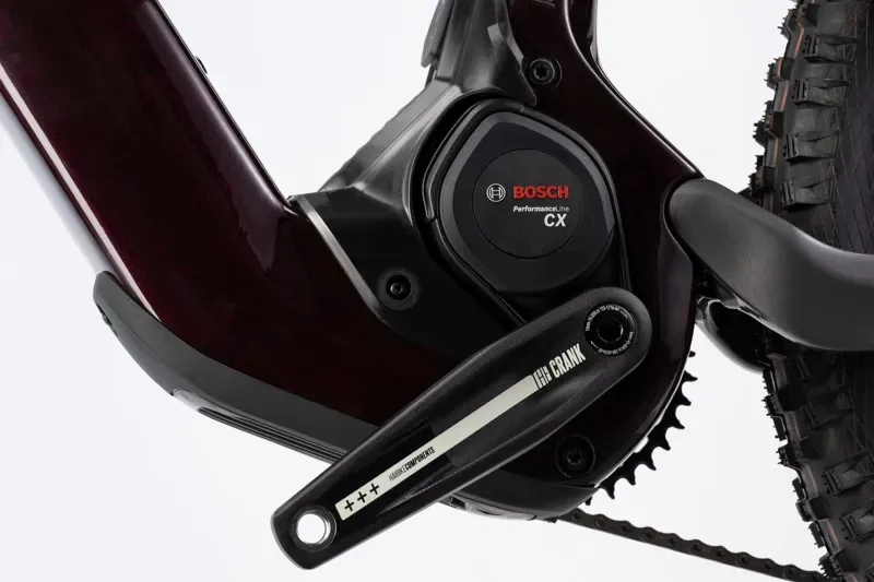 Haibike Allmtn CF 9 Electric Mountain Bike in Black / Platinum Glossy-2