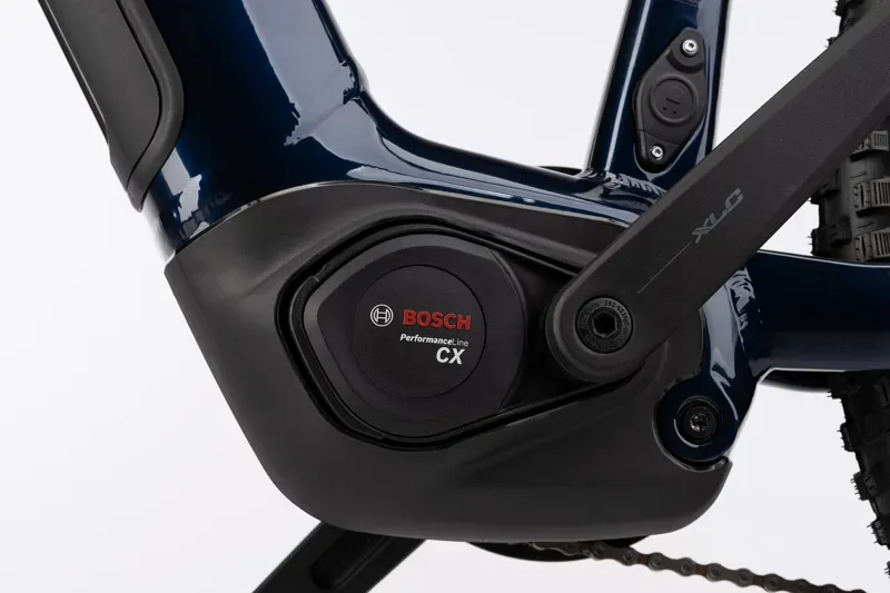 Haibike Alltrack 10 Electric Mountain Bike in Blue / Titan / Yellow-4