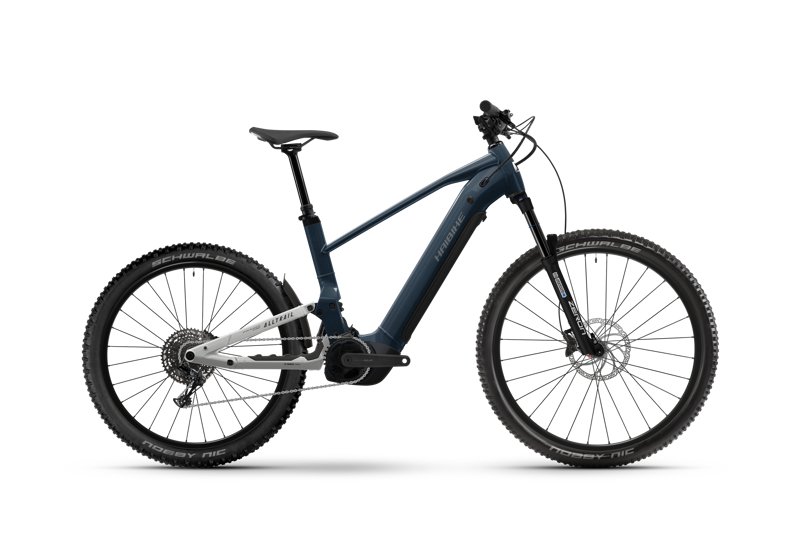 Haibike Alltrail 4 Electric Mountain Bike in Royal Blue / Silver