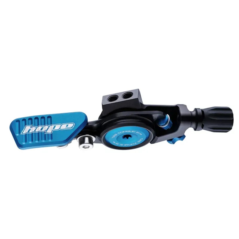 Hope Dropper Post Lever in Black / Blue