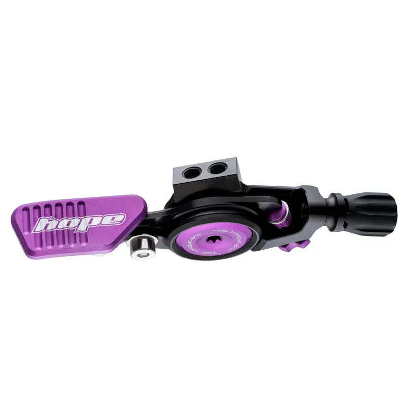 Hope Dropper Post Lever in Black / Purple 