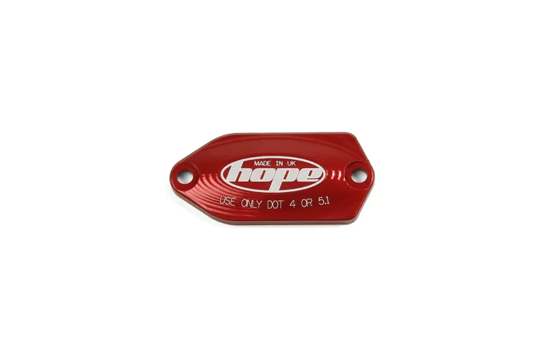 Hope Mini07 Master Cylinder Lid Left Hand Red