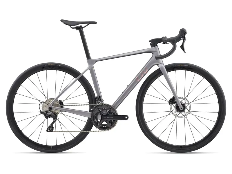 Liv Langma Advanced 2 Road Bike In Native Grey / Chrome