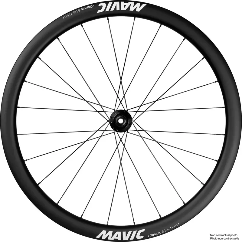 Mavic Cosmic S 42 Disc Carbon Wheel Black / White-1