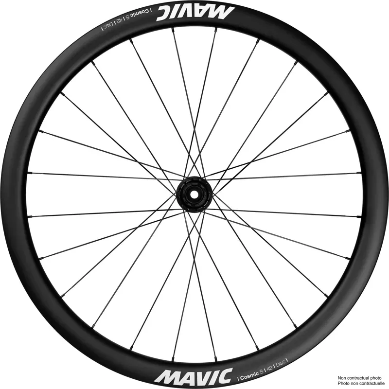 Mavic Cosmic S 42 Disc Carbon Wheel Black / White-2