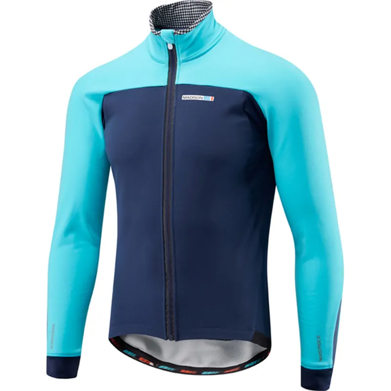 Madison RoadRace Apex Mens Softshell Jacket Ink Blue/Blue Curaco