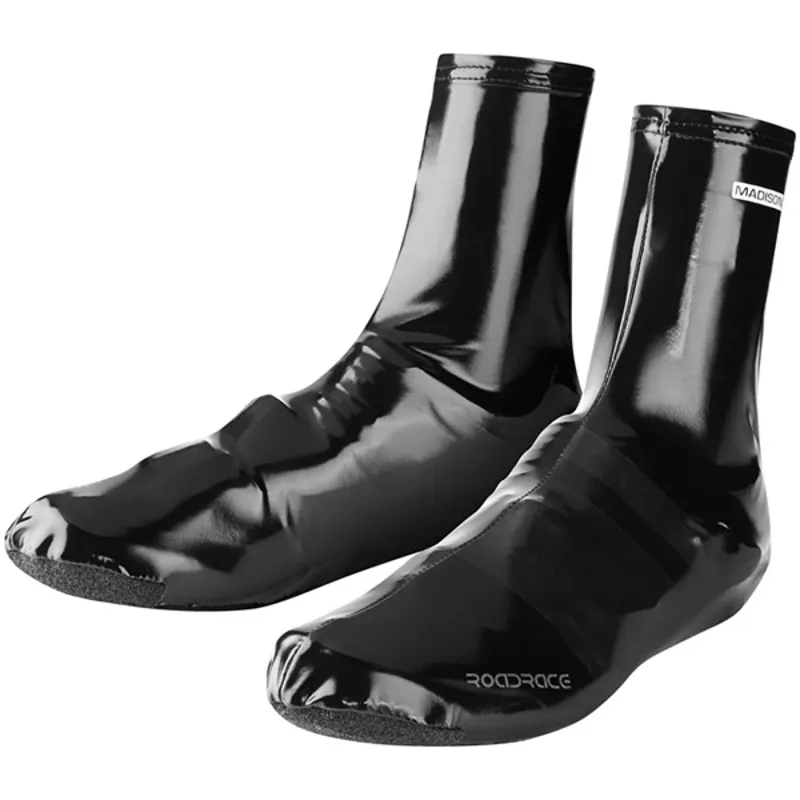 Madison RoadRace PU Lycra Aero Overshoes Black