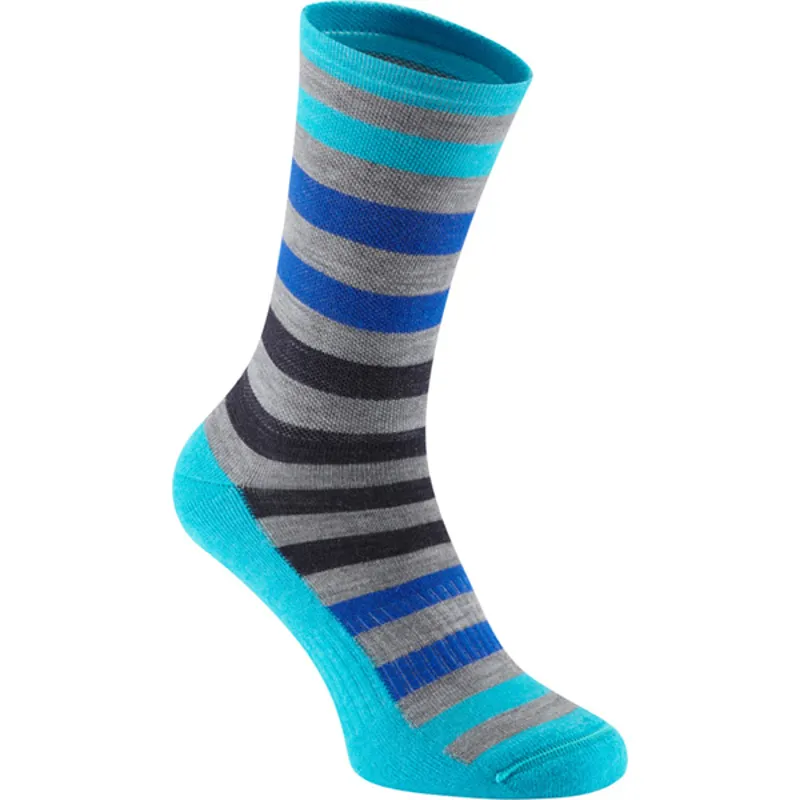 Madison Isoler Merino 3-season Sock Blue Fade