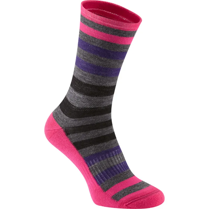 Madison Isoler Merino 3-season Sock Pink Pop