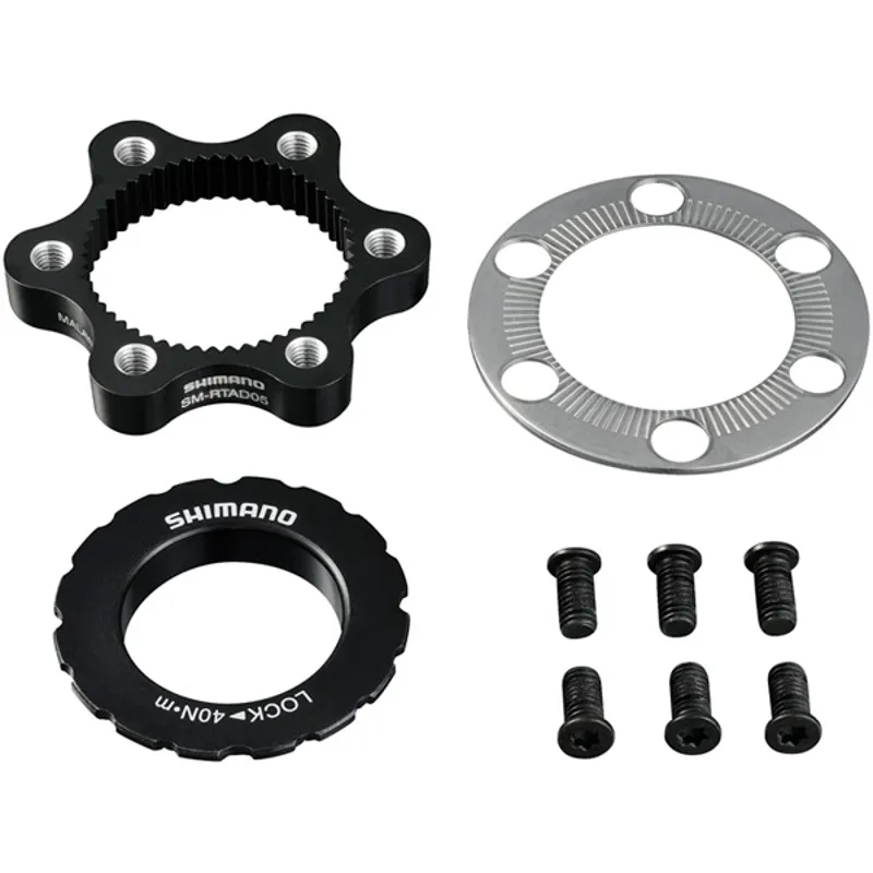 Shimano SM-RTAD05 6-bolt Rotor to Centre-Lock hub Disc Adapter