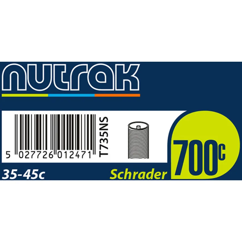 Nutrak 700 x 35-45C Schrader Valve Inner Tube