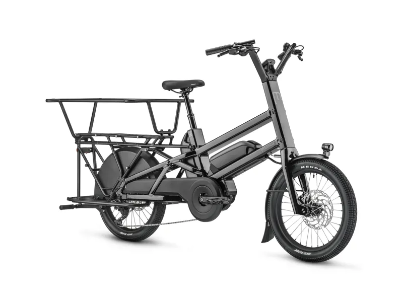 Moustache Lundi 20.3 DUAL Electric Cargo Bike Gloss Black-1