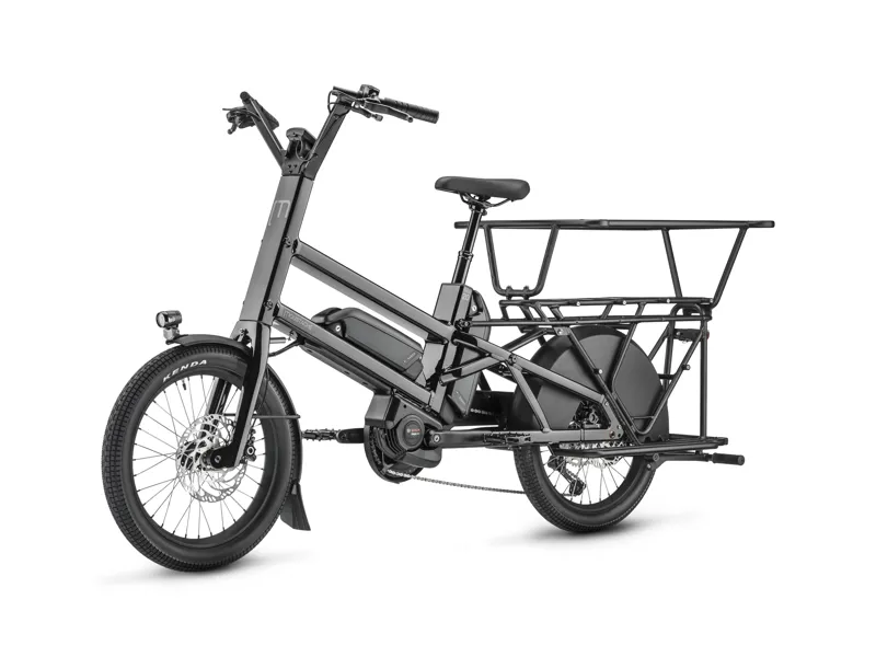 Moustache Lundi 20.3 DUAL Electric Cargo Bike Gloss Black-2