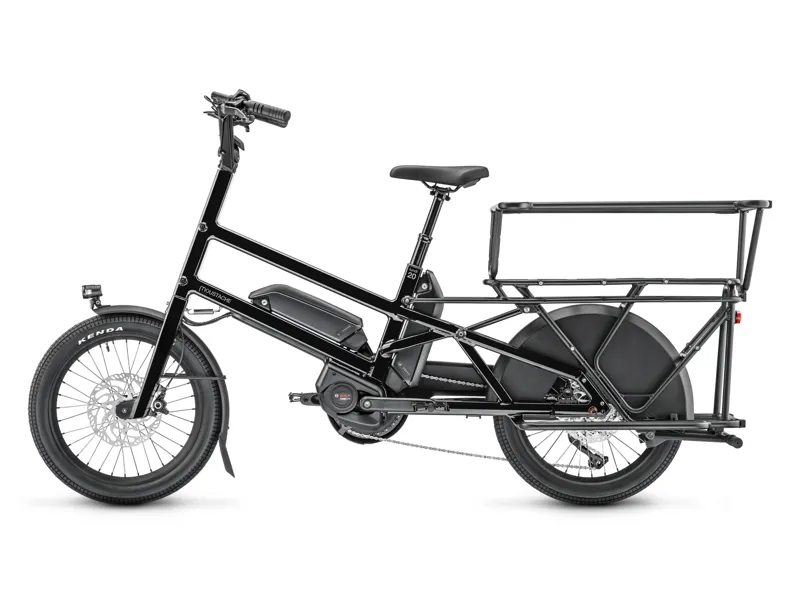 Moustache Lundi 20.3 DUAL Electric Cargo Bike Gloss Black-3