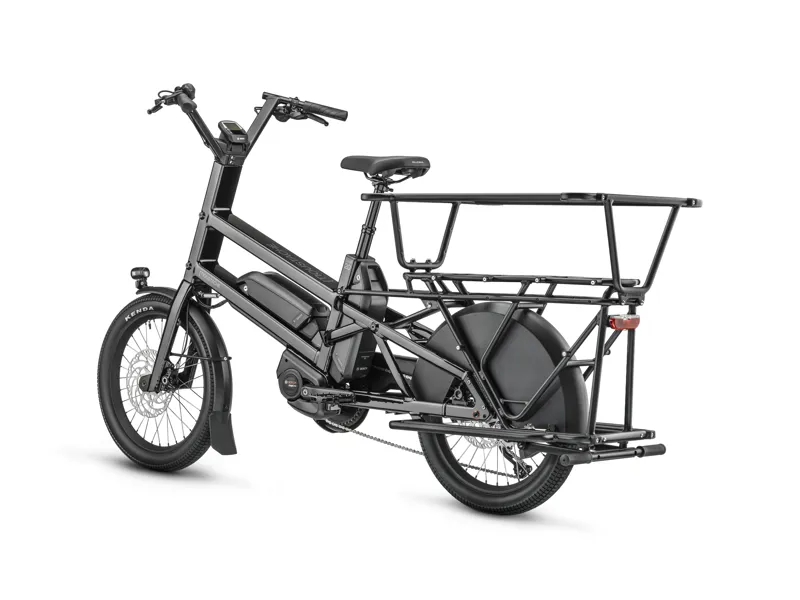 Moustache Lundi 20.3 DUAL Electric Cargo Bike Gloss Black-4