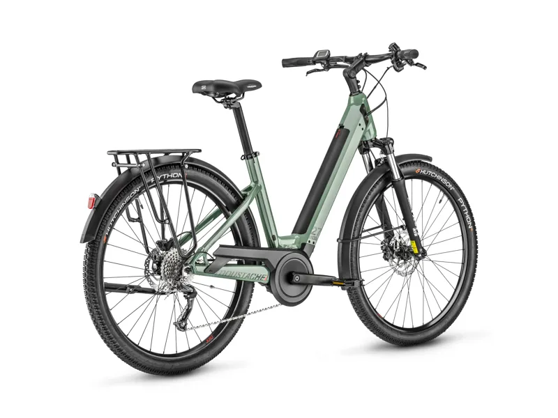 Moustache Samedi 27 Xroad 1 Open Step Thru 500wh Electric Bike Green-2