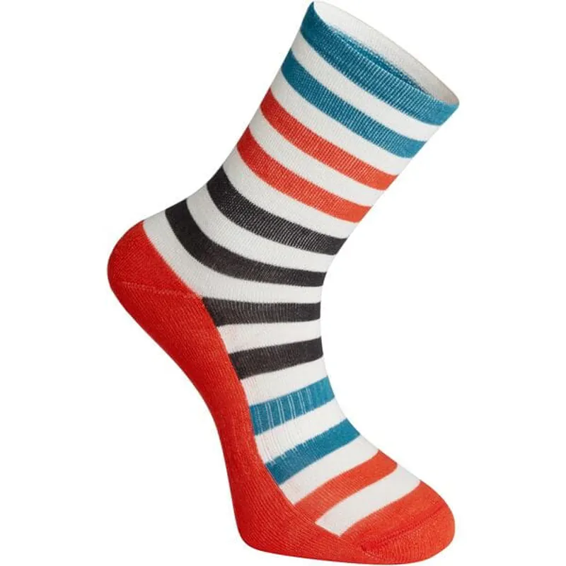 Madison Isoler Merino 3-Season Socks Red / Blue / White