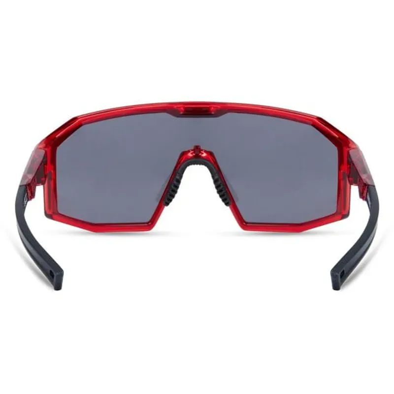 Madison Enigma Cycling Glasses Crystal Red with Blk Mirror 3 Lens Pack-2