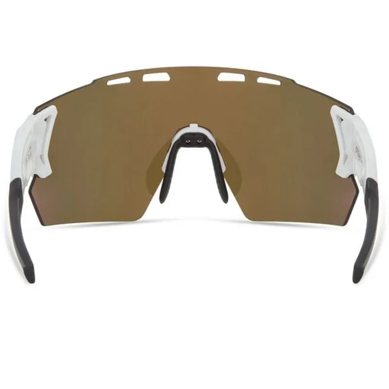 Madison Stealth Cycling Glasses White with Fire Mirror 3 Lens Pack	-2
