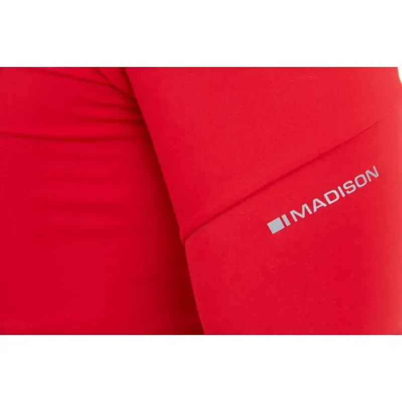 Madison Flux Men's Short Sleeve Jersey True Red-4