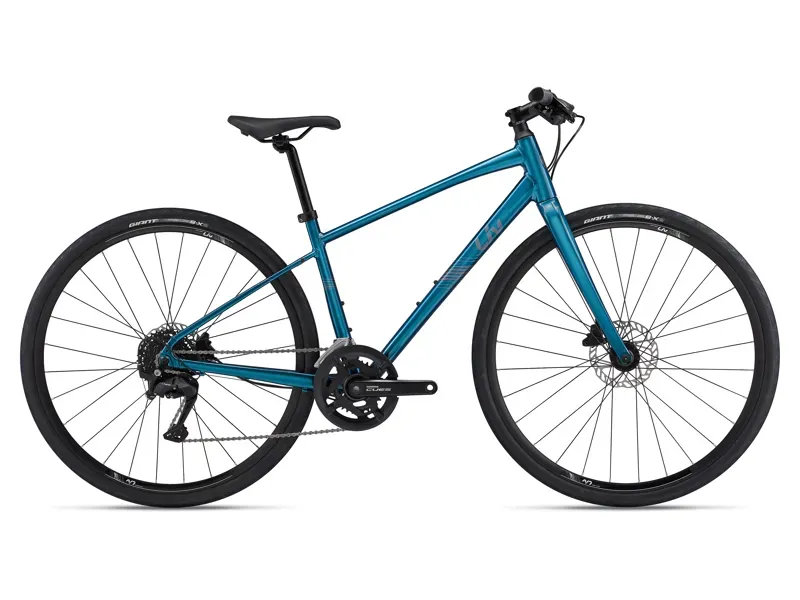 Liv Alight 1 Disc Hybrid Bike Sea Sparkle