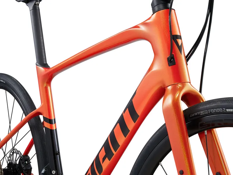 Giant FastRoad Advanced 2 Road Bike Gloss Helios Orange / Black-2