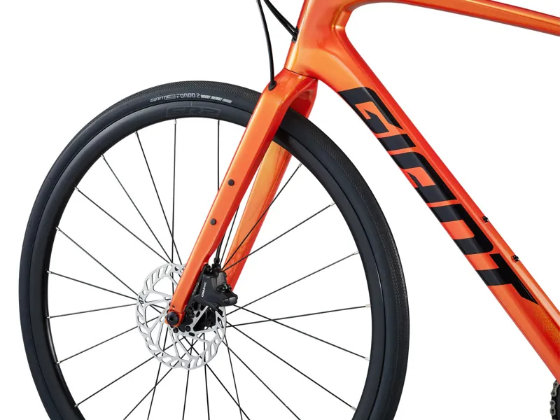 Giant FastRoad Advanced 2 Road Bike Gloss Helios Orange / Black-3