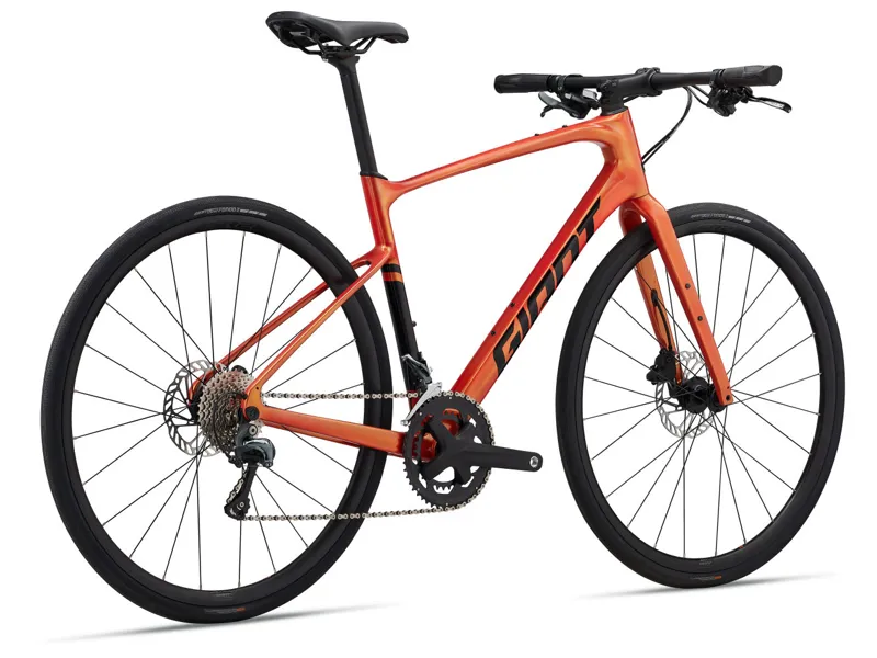 Giant FastRoad Advanced 2 Road Bike Gloss Helios Orange / Black-1