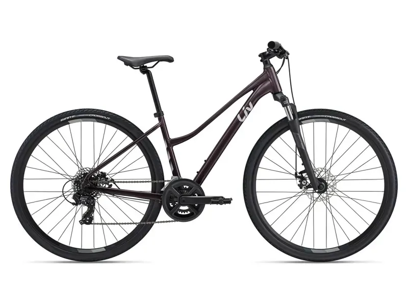 Liv Rove 4 Hybrid Bike Charcoal Plum