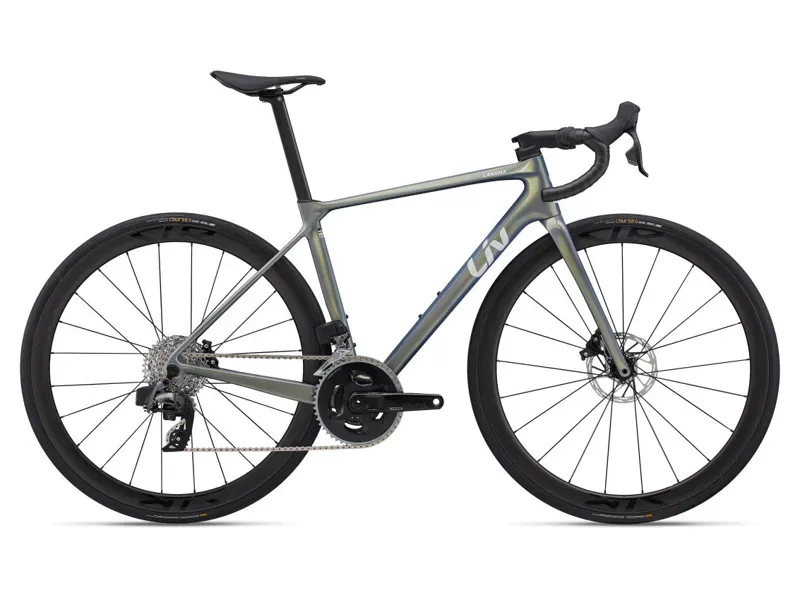 Liv Langma Advanced Pro 1 AXS Carbon Road Bike Aurora Noise
