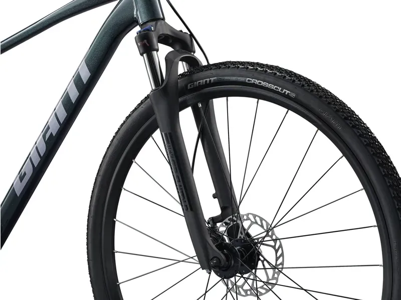 Giant Roam 2 Hybrid Bike in Asphalt Green-3