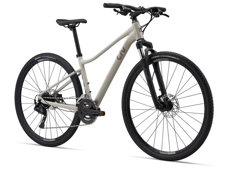 Liv Rove 3 Hybrid Bike in Pulp Gray-1
