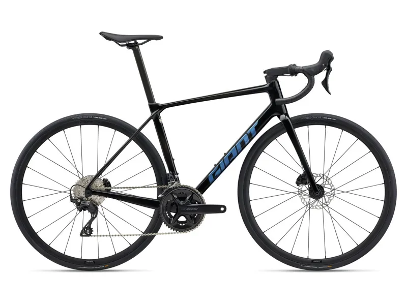Giant TCR Advanced 2 Road Bike Gloss Carbon / Electron Blue ML