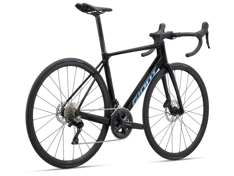 Giant TCR Advanced 2 Road Bike Gloss Carbon / Electron Blue ML-1