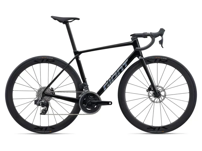 Giant TCR Advanced Pro 1 AXS Road Bike Gloss Carbon / Polished Foil