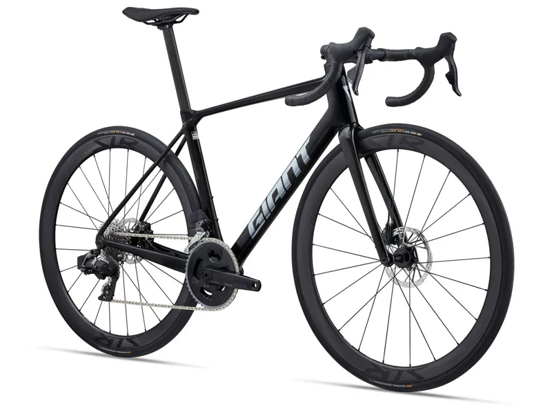Giant TCR Advanced Pro 1 AXS Road Bike Gloss Carbon / Polished Foil-1