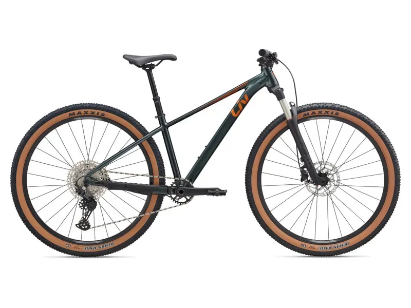 Liv Tempt 29 0 Mountain Bike Gloss Asphalt Green