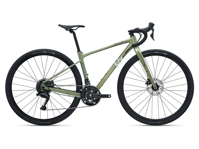 Liv Devote 2 Gravel Bike in Gleaming Olive