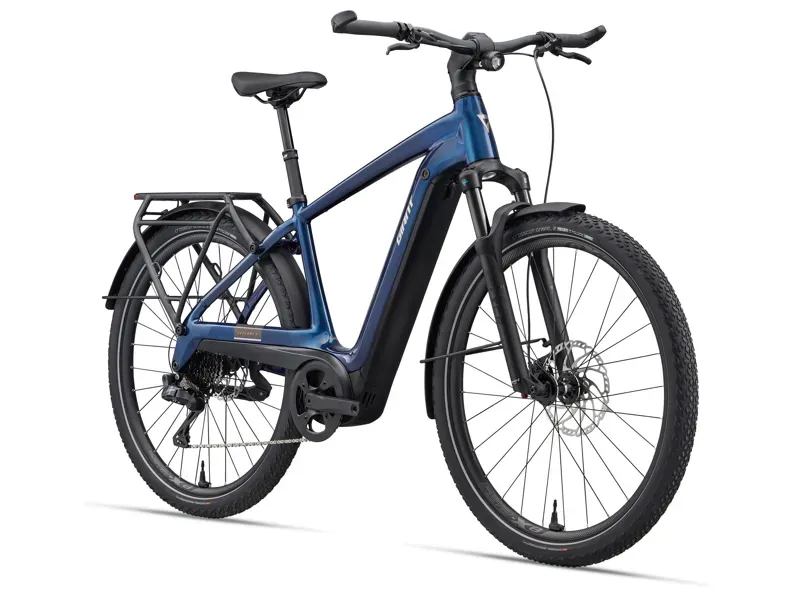 Giant Explore E+ 1 Electric Hybrid Bike in Metallic Navy-1