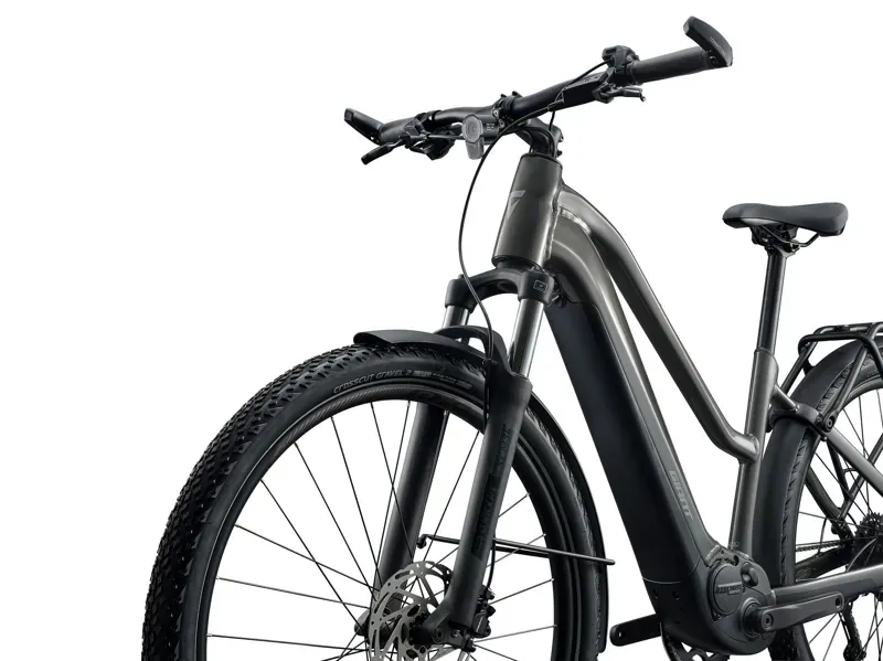 Giant Explore E+ 4 Stagger Electric Hybrid Bike in Stealth Chrome-1