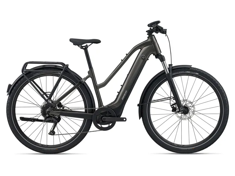 Giant Explore E+ 4 Stagger Electric Hybrid Bike in Stealth Chrome
