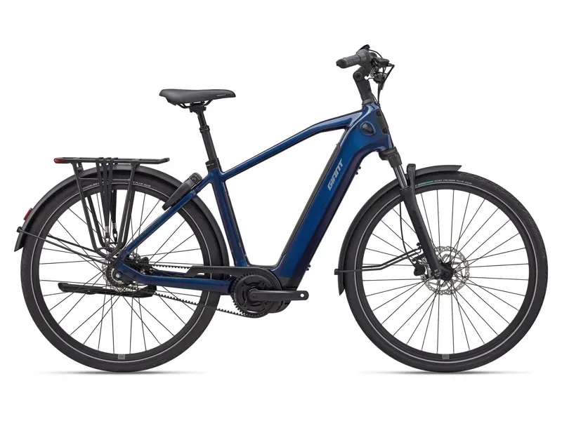 Giant NewTour E+ 1 DD Electric Hybrid Bike in Eclipse Blue
