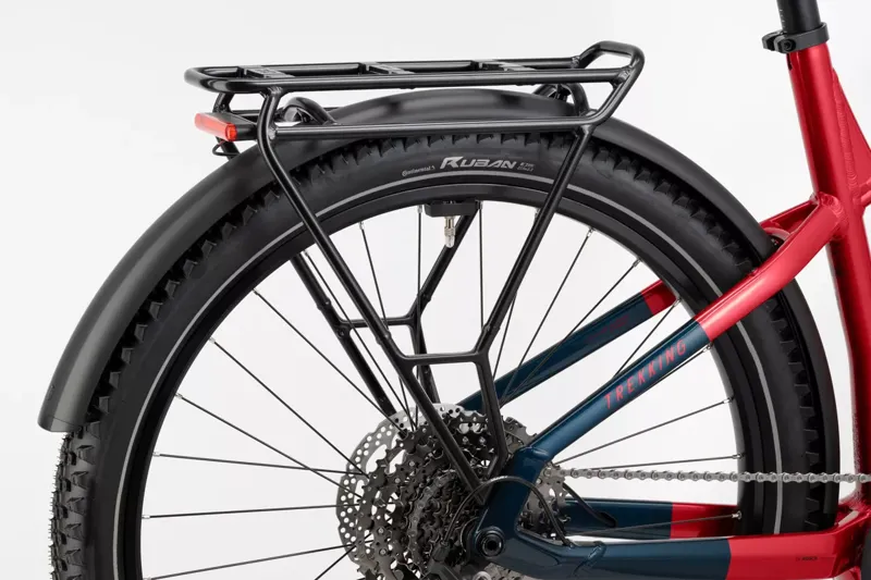 Haibike Trekking 7 Hybrid Bike Fruity Red /Blue Gloss-6