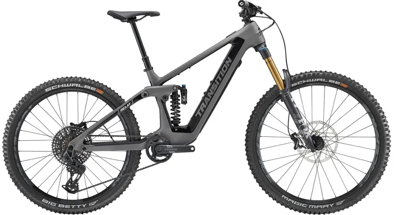 Transition Relay PNW Carbon XO AXS Electric Mountain Bike Grey