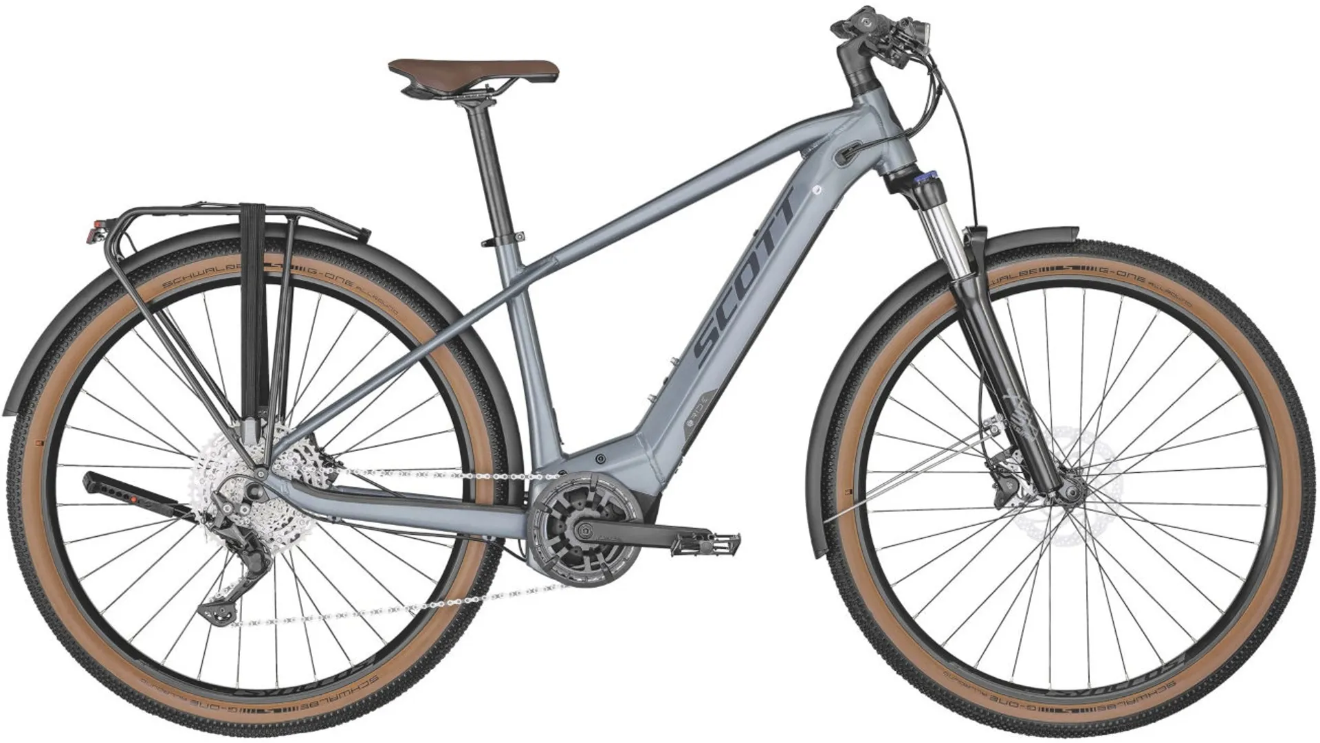 Scott Axis eRIDE 20 Electric Hybrid Bike Gloss Grey