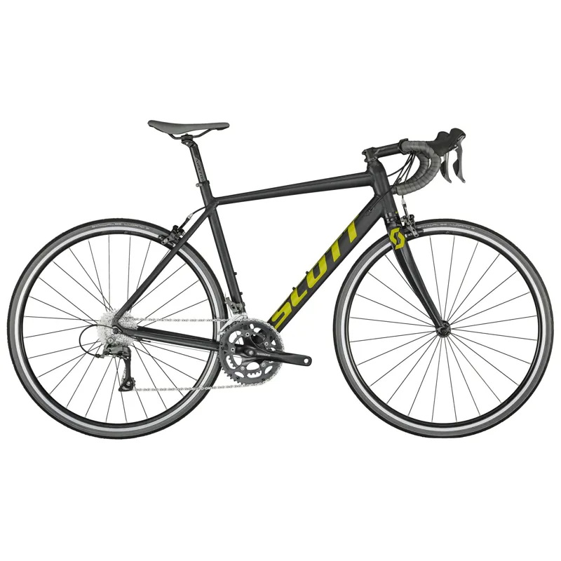 scott speedster40 disc s52(165-175) 送料込み Scott Speedster 40 Rim Brake Road Bike Black / Yellow